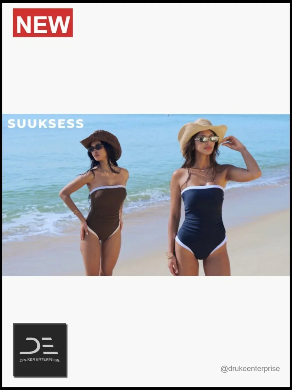 Tummy Control One Piece Swimsuit Strapless Bandeau Bathing Suit with Removable
